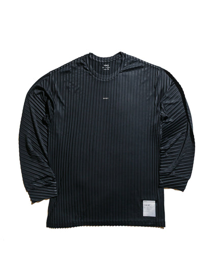 lost & found SATISFY SATISFY AuraLite Pleated Long Tee Black