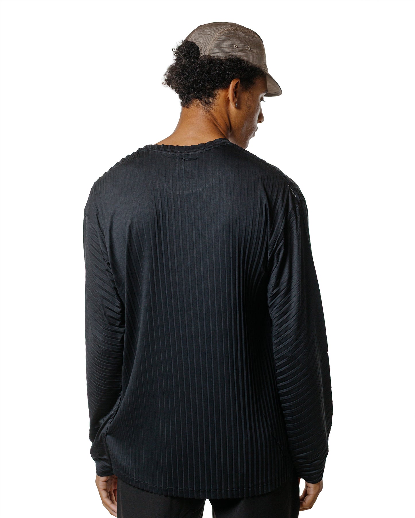 lost & found SATISFY SATISFY AuraLite Pleated Long Tee Black