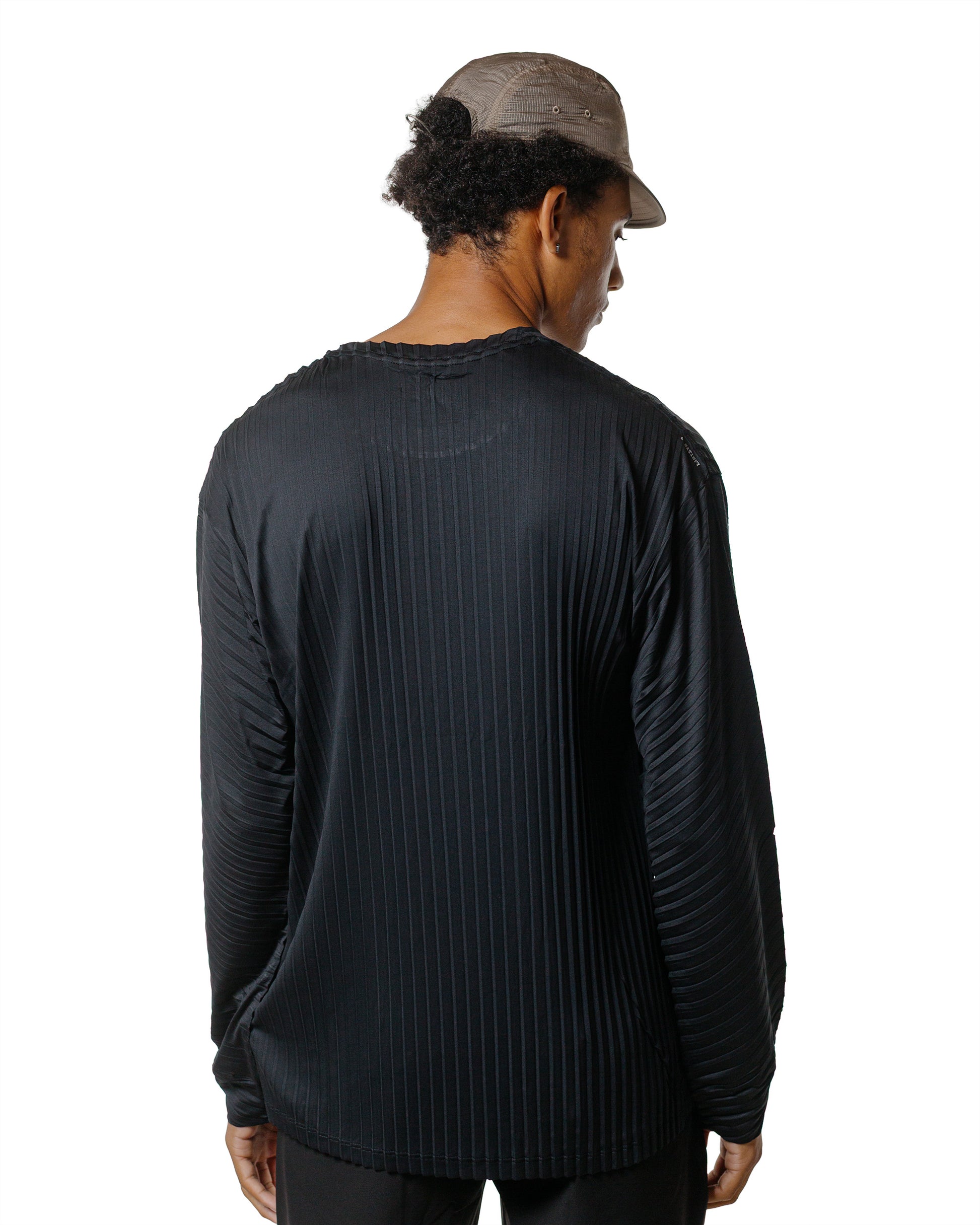 lost & found SATISFY SATISFY AuraLite Pleated Long Tee Black