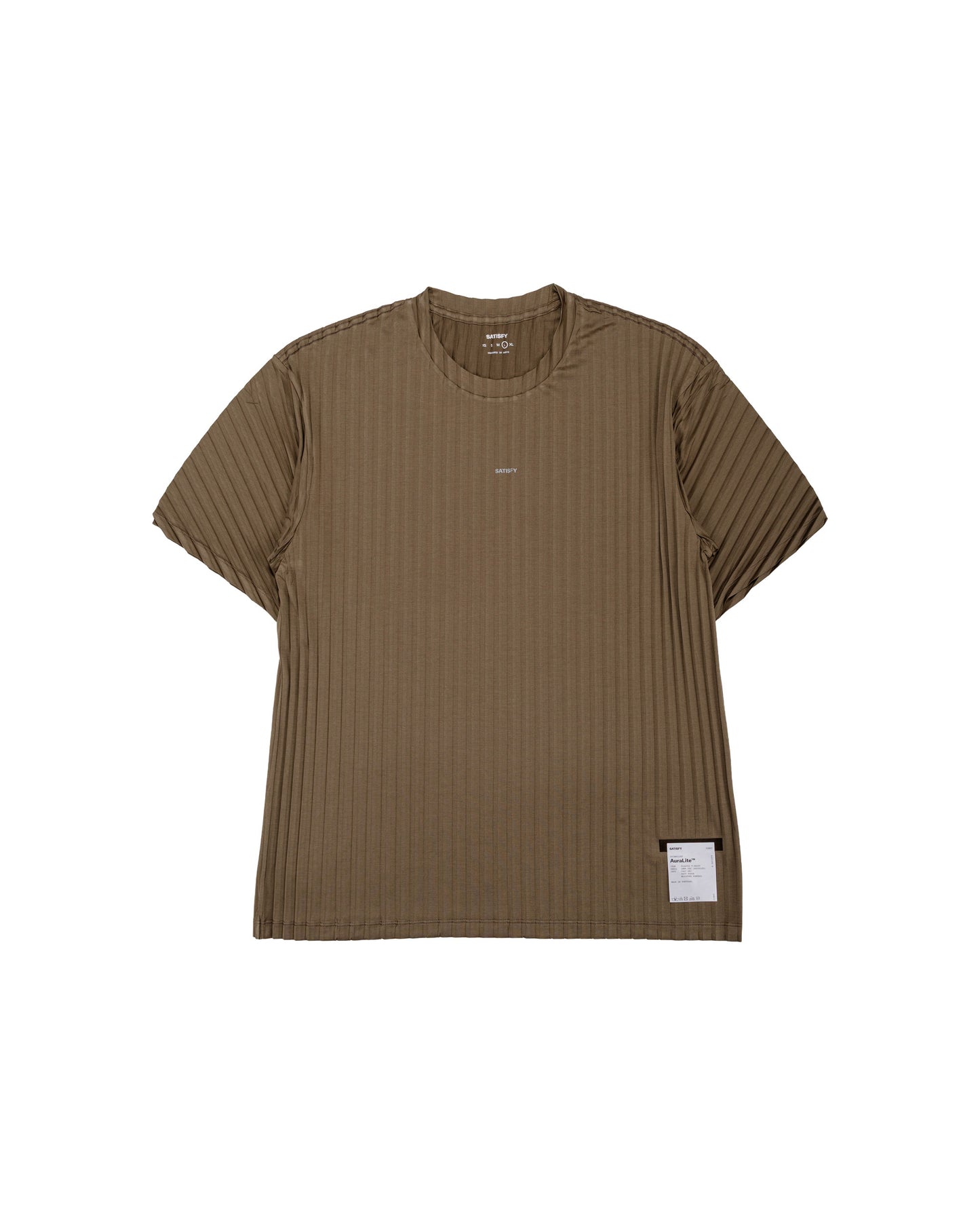 lost & found SATISFY SATISFY AuraLite Pleated T-Shirt Olive SA