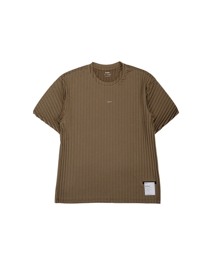 lost & found SATISFY SATISFY AuraLite Pleated T-Shirt Olive SA