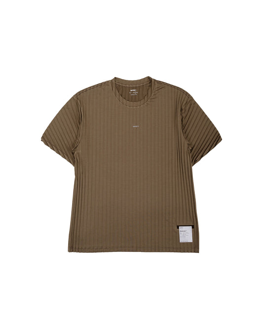lost & found SATISFY SATISFY AuraLite Pleated T-Shirt Olive SA
