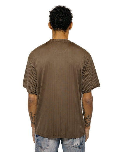 lost & found SATISFY SATISFY AuraLite Pleated T-Shirt Olive SA