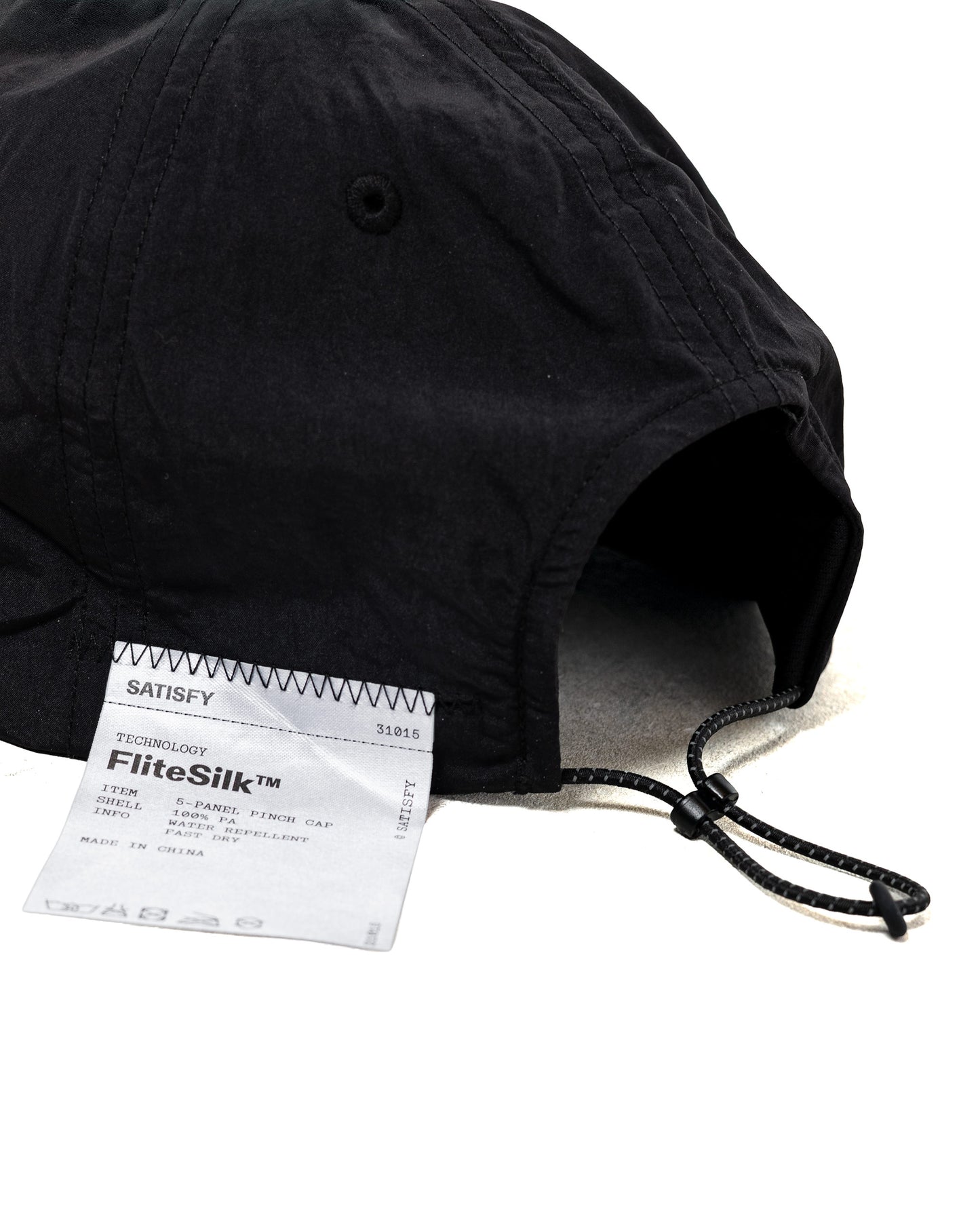 SATISFY FliteSilk 5 Panel Pinch Cap Eagle Off Road Black