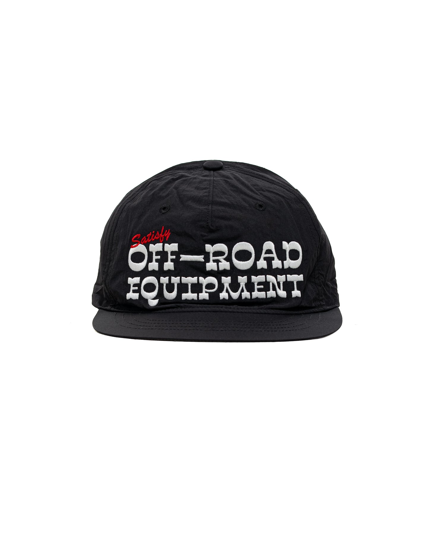 SATISFY FliteSilk 5 Panel Pinch Cap Off Road Equipment Black