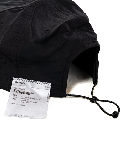 SATISFY FliteSilk 5 Panel Pinch Cap Off Road Equipment Black