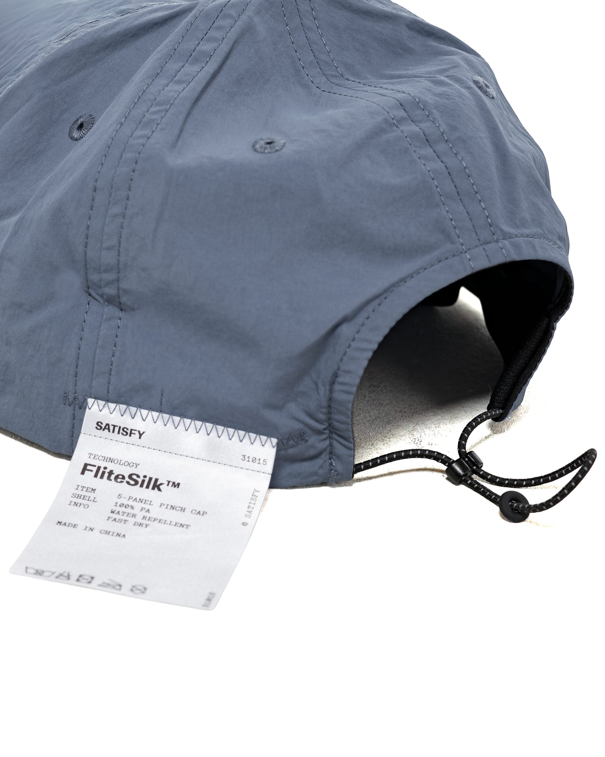 SATISFY FliteSilk 5 Panel Pinch Cap Off Road Equipment Vintage Indigo