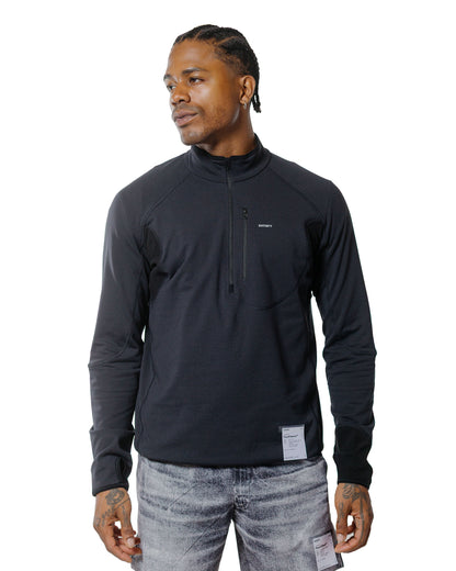 lost & found SATISFY SATISFY FuzzFleece Half-Zip Black