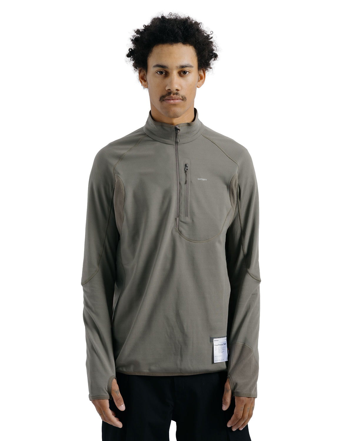 SATISFY FuzzFleece Half-Zip Dark Night SA