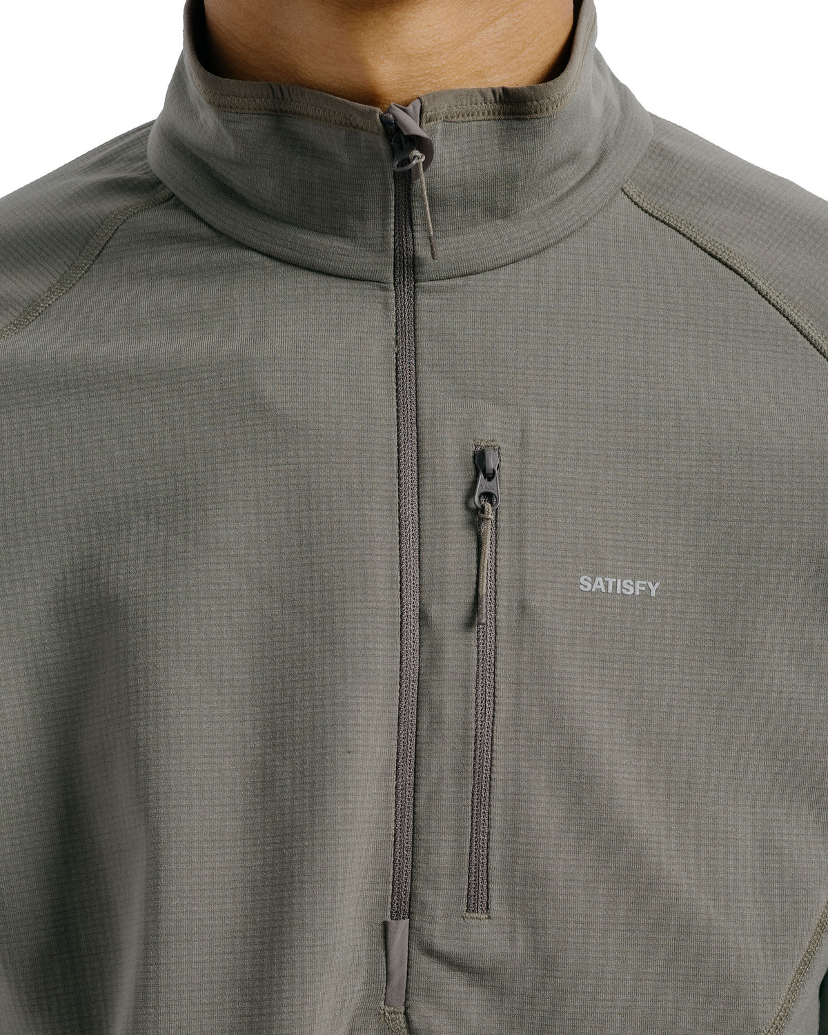 SATISFY FuzzFleece Half-Zip Dark Night SA