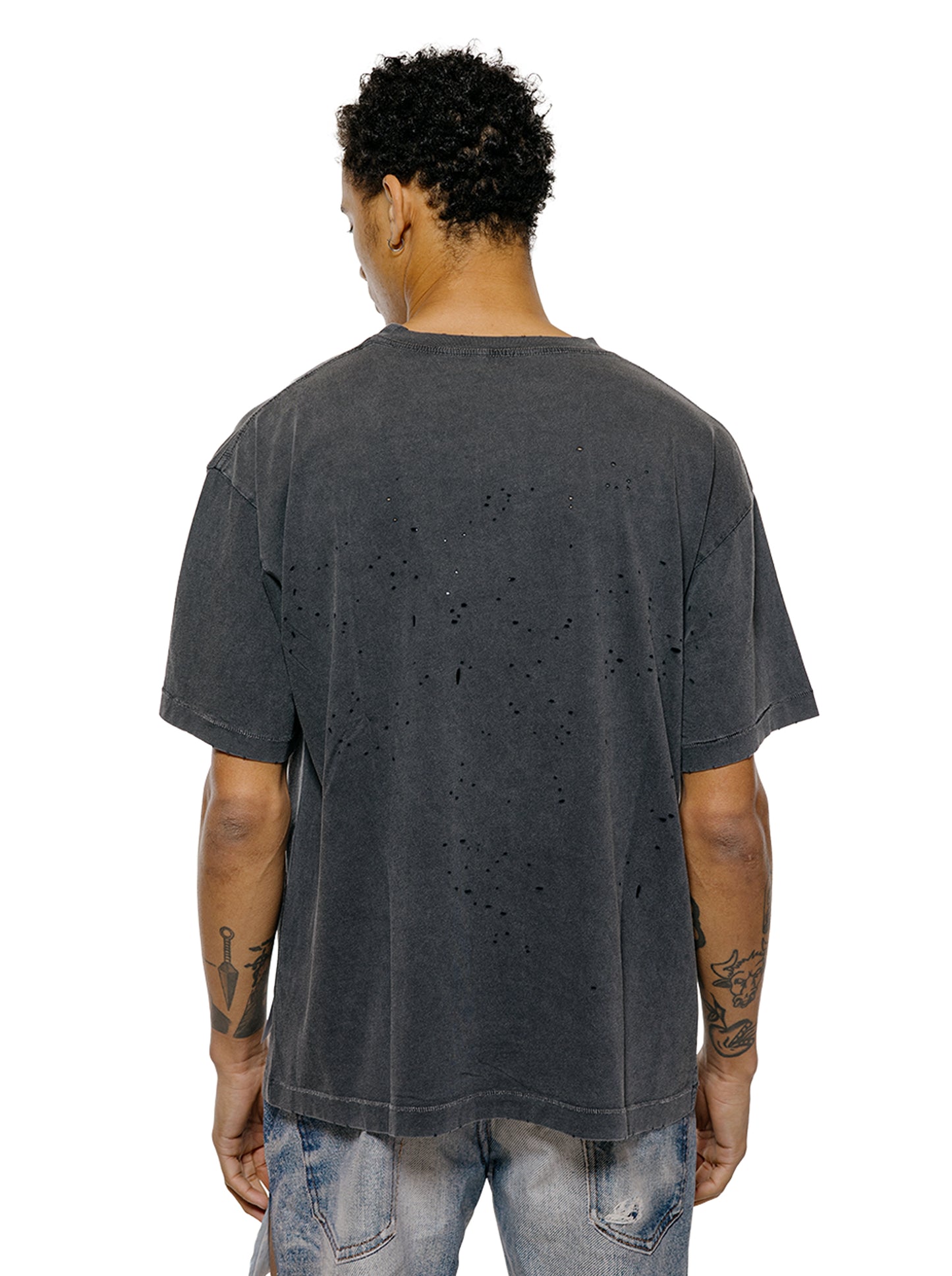 lost & found SATISFY SATISFY MothTech T-Shirt Aged Black