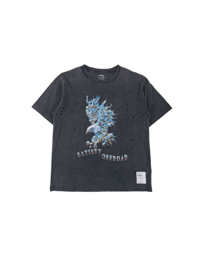 lost & found SATISFY SATISFY MothTech T-Shirt Aged Black LG4
