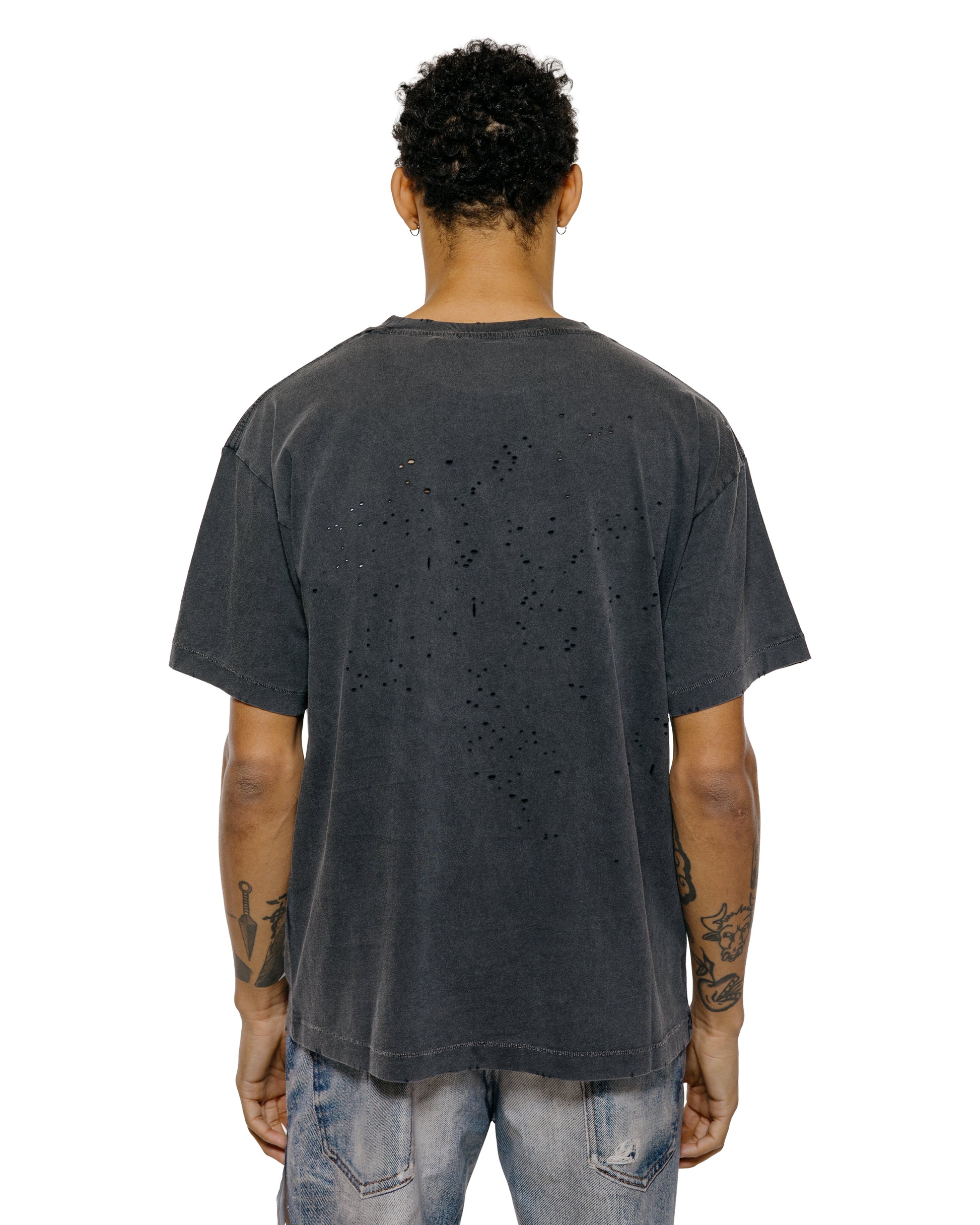 lost & found SATISFY SATISFY MothTech T-Shirt Aged Black LG4