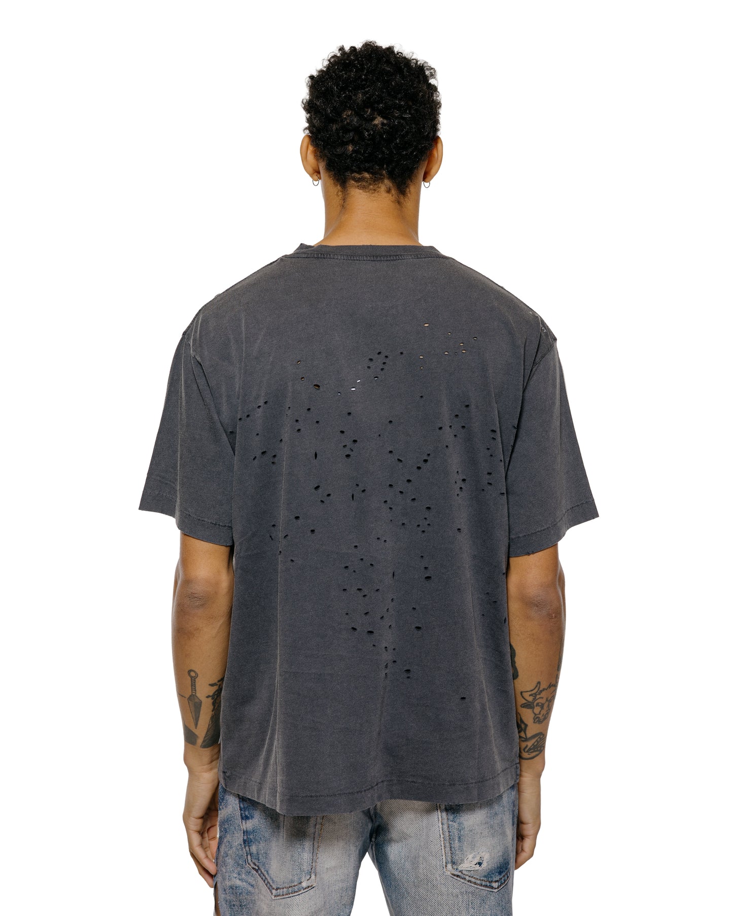 lost & found SATISFY SATISFY MothTech T-Shirt Aged Black WA
