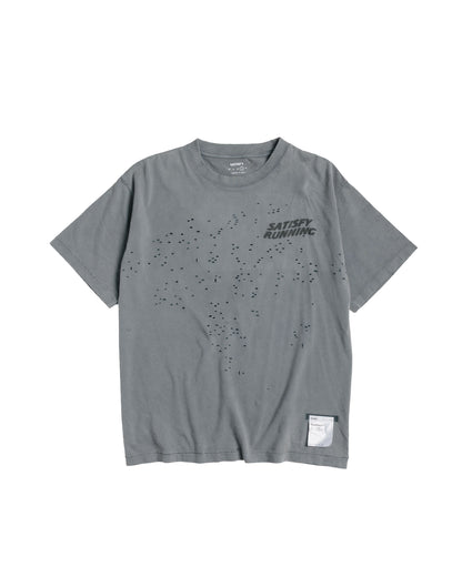 SATISFY MothTech T-Shirt Faded Black WA