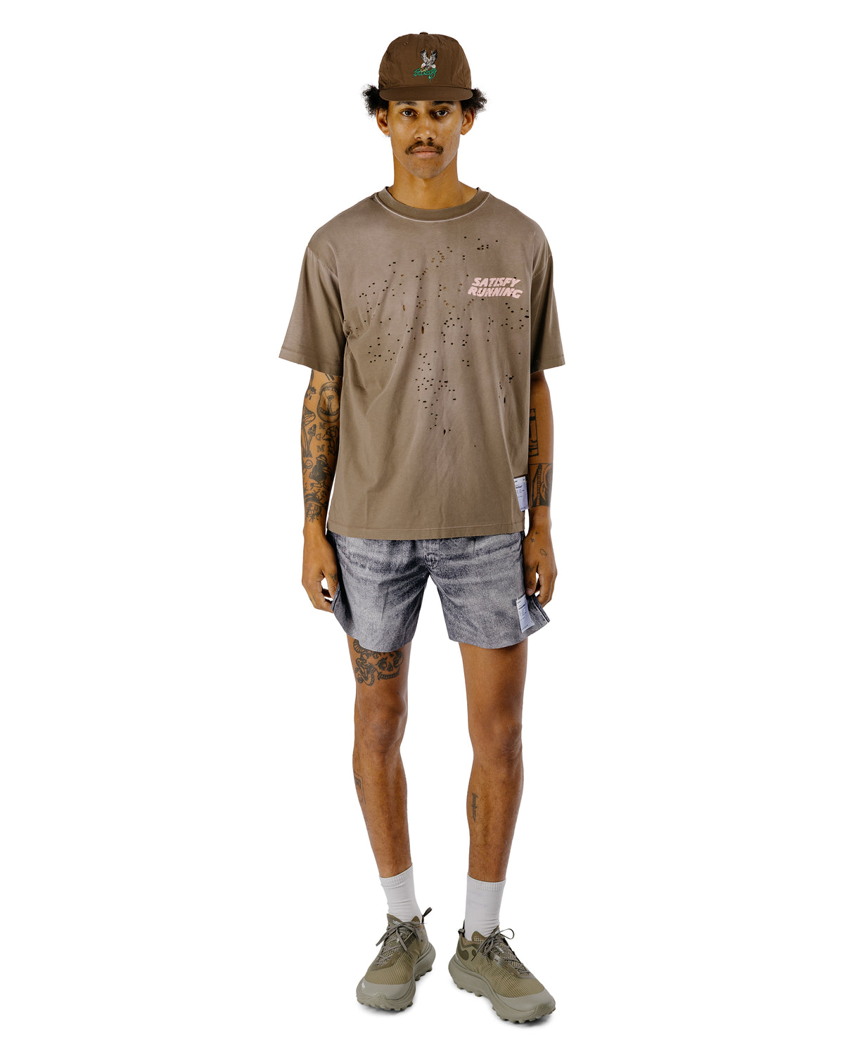 SATISFY MothTech T-Shirt Sun Bleached Rain Drum