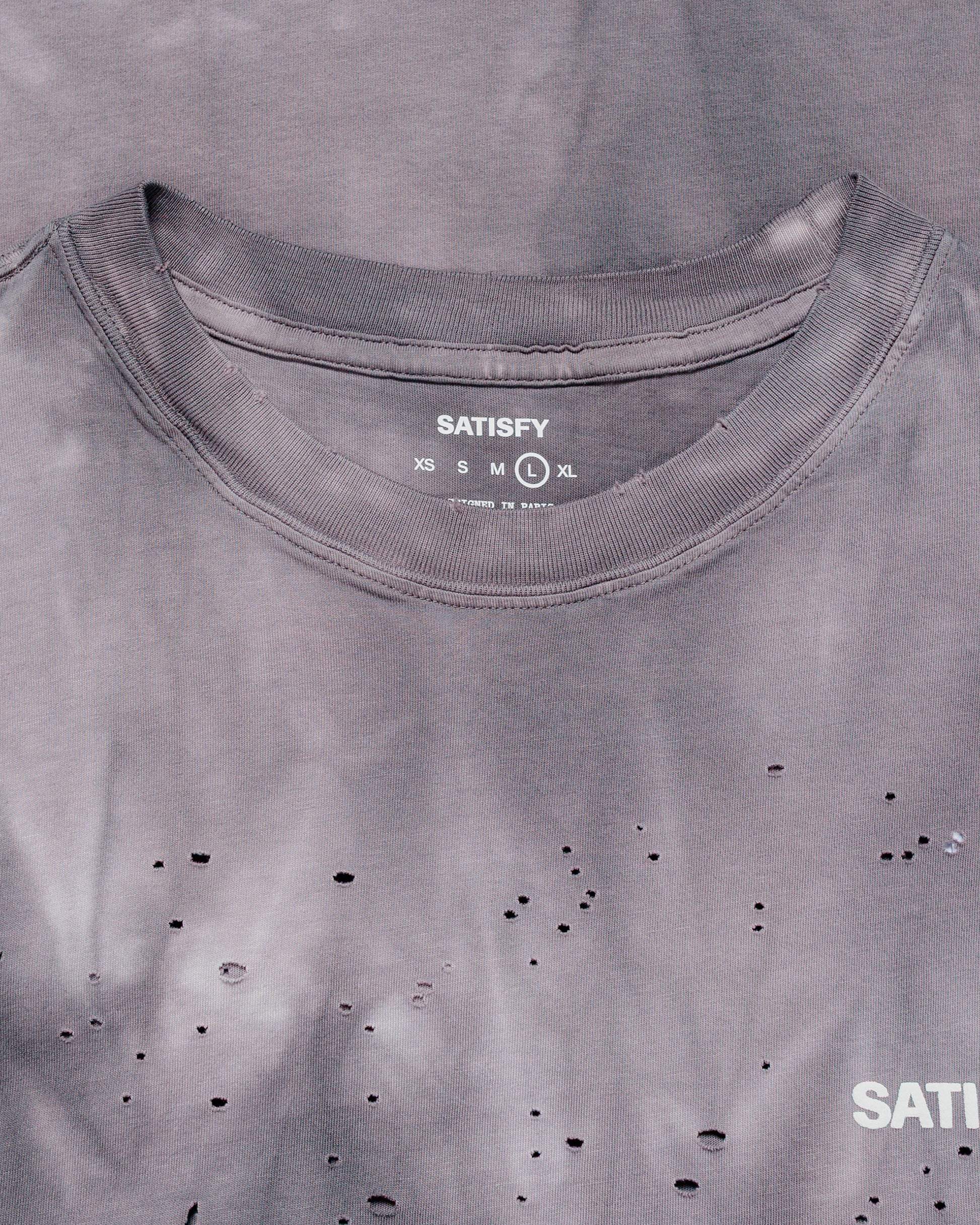 lost & found SATISFY SATISFY MothTech T-Shirt Sun Bleached Shark
