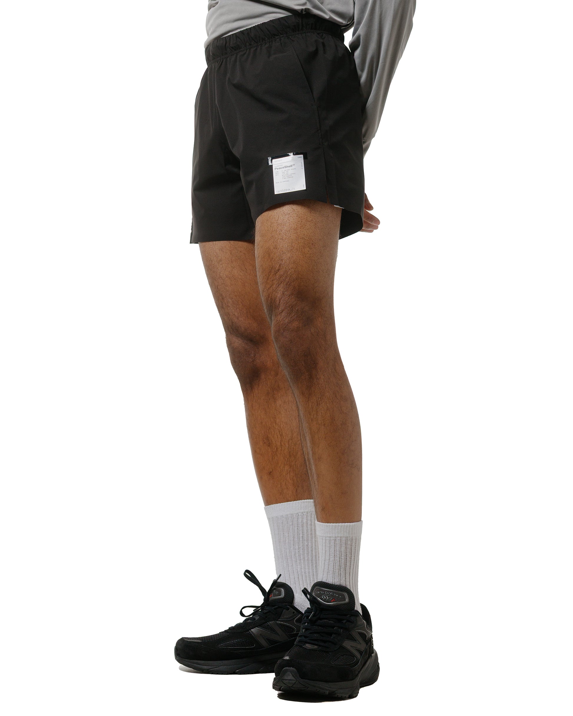 lost & found SATISFY SATISFY PeaceShell 5" Unlined Shorts Black