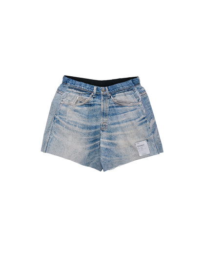 lost & found SATISFY SATISFY PeaceShell 5" Unlined Shorts Digital Denim