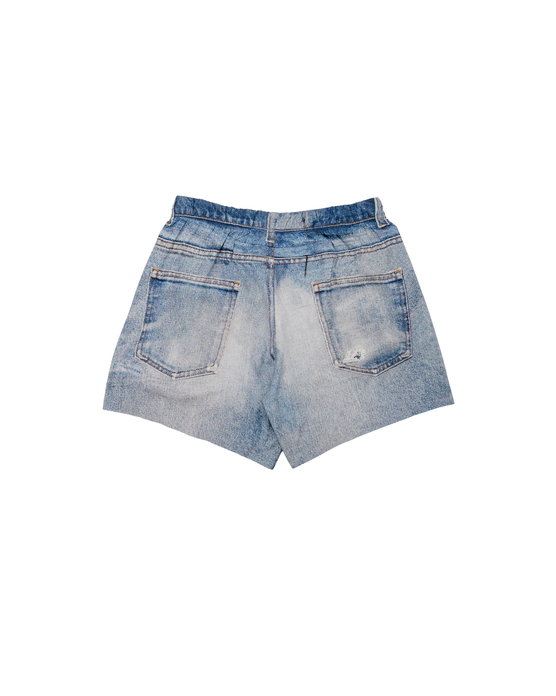 lost & found SATISFY SATISFY PeaceShell 5" Unlined Shorts Digital Denim