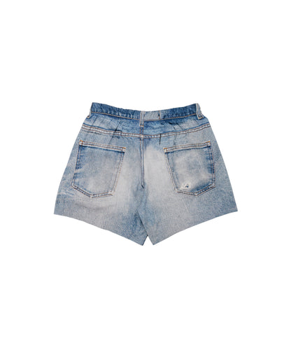 lost & found SATISFY SATISFY PeaceShell 5" Unlined Shorts Digital Denim