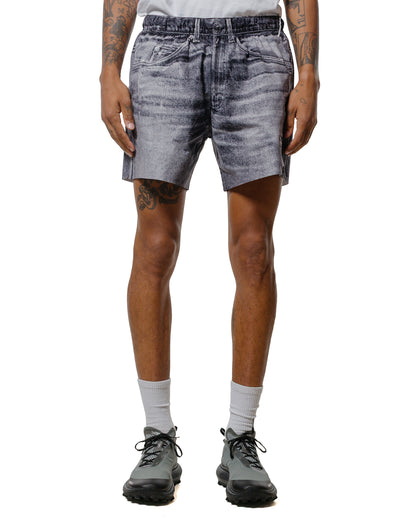 lost & found SATISFY SATISFY PeaceShell 5" Unlined Shorts Black Denim