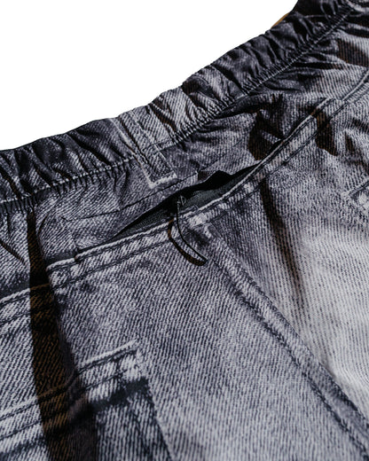 lost & found SATISFY SATISFY PeaceShell 5" Unlined Shorts Black Denim
