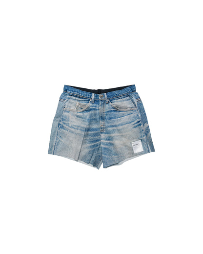 SATISFY PeaceShell 5" Unlined Shorts Digital Denim