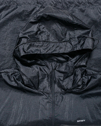 lost & found SATISFY SATISFY Pertex Diamond Fuse Windbreaker Black