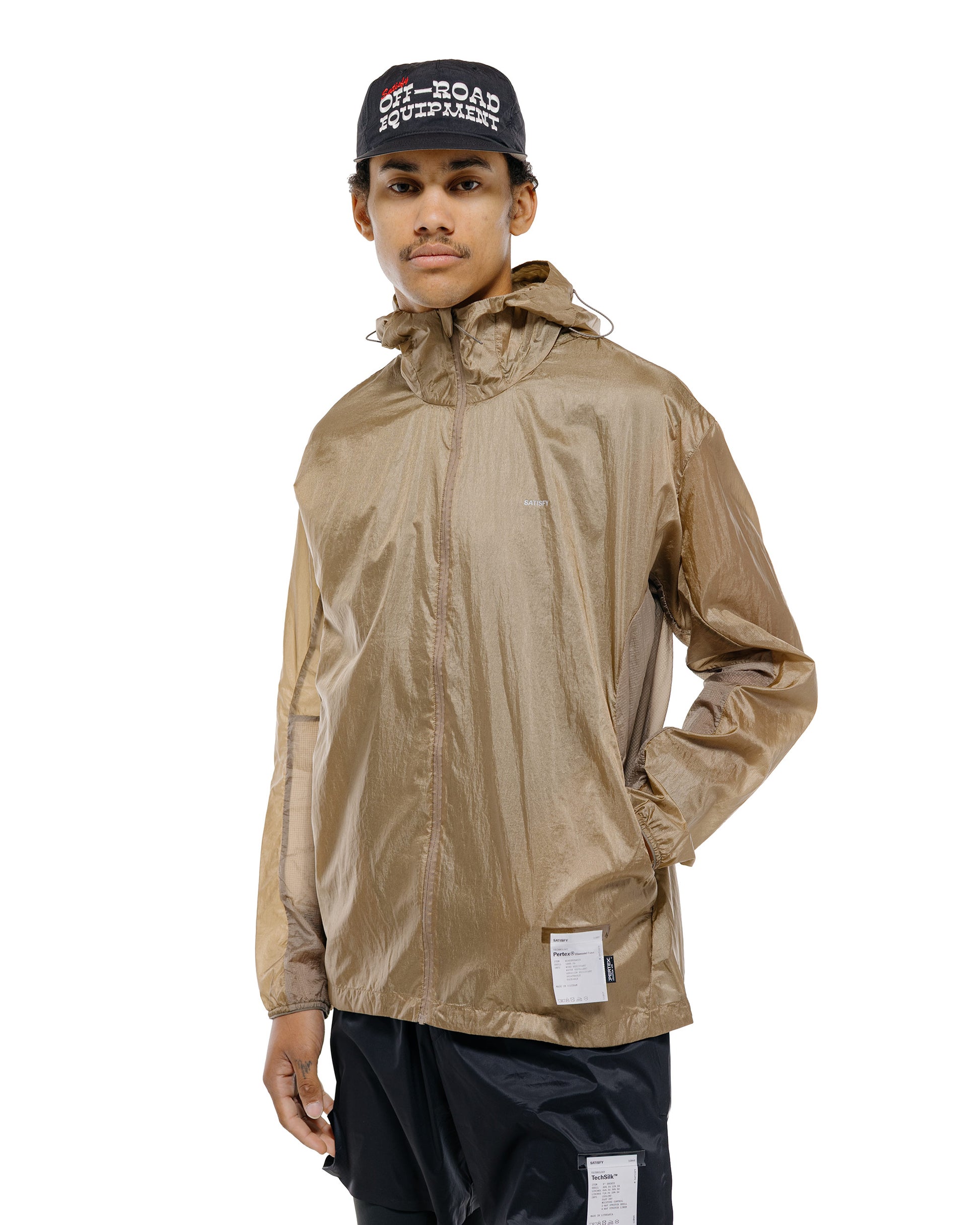 lost & found SATISFY SATISFY Pertex Diamond Fuse Windbreaker Falcon