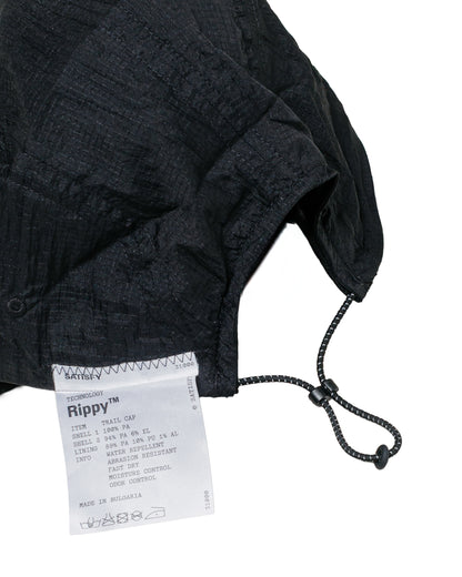 lost & found SATISFY SATISFY Rippy Trail Cap Black