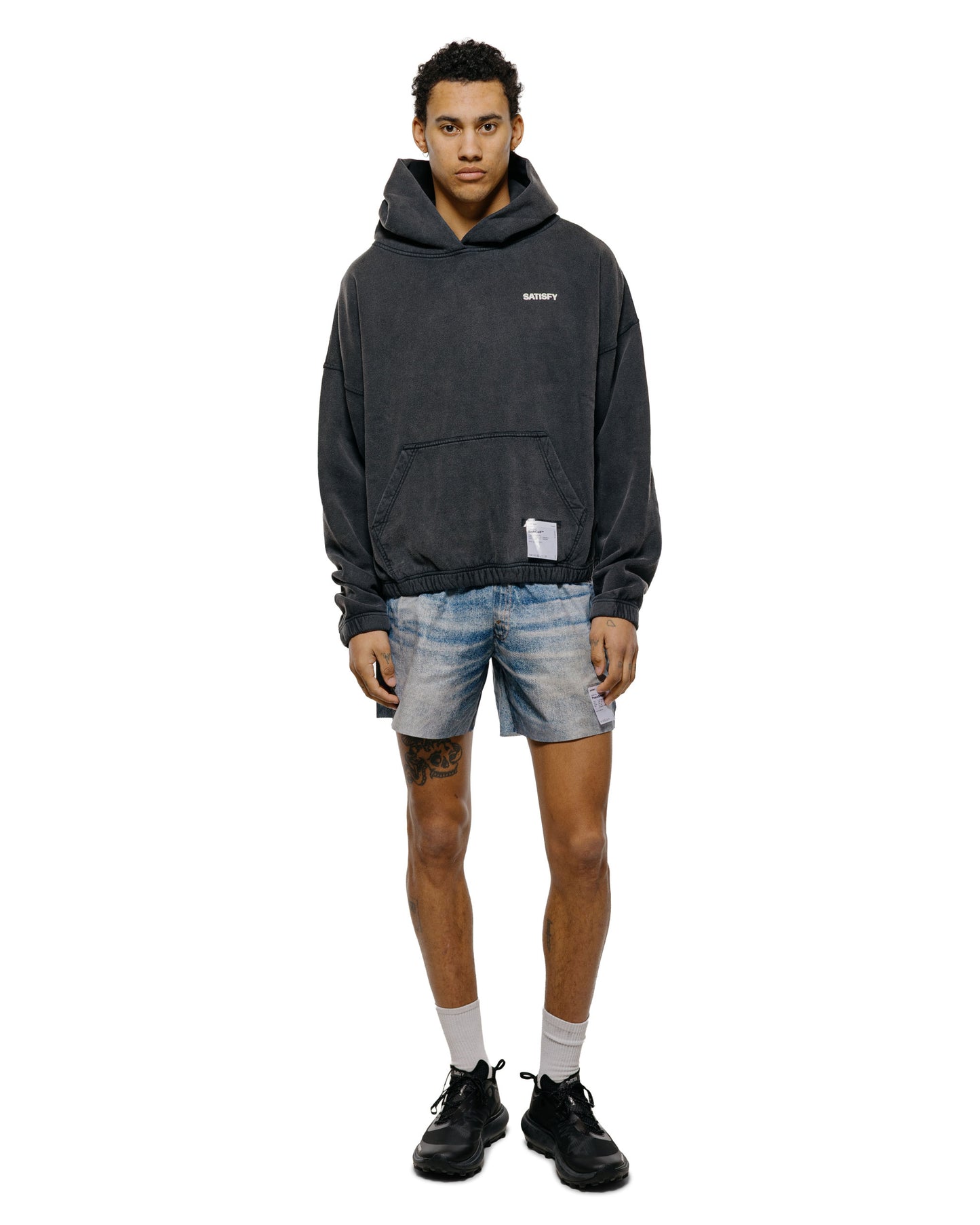 lost & found SATISFY SATISFY SoftCell Hoodie Aged Black