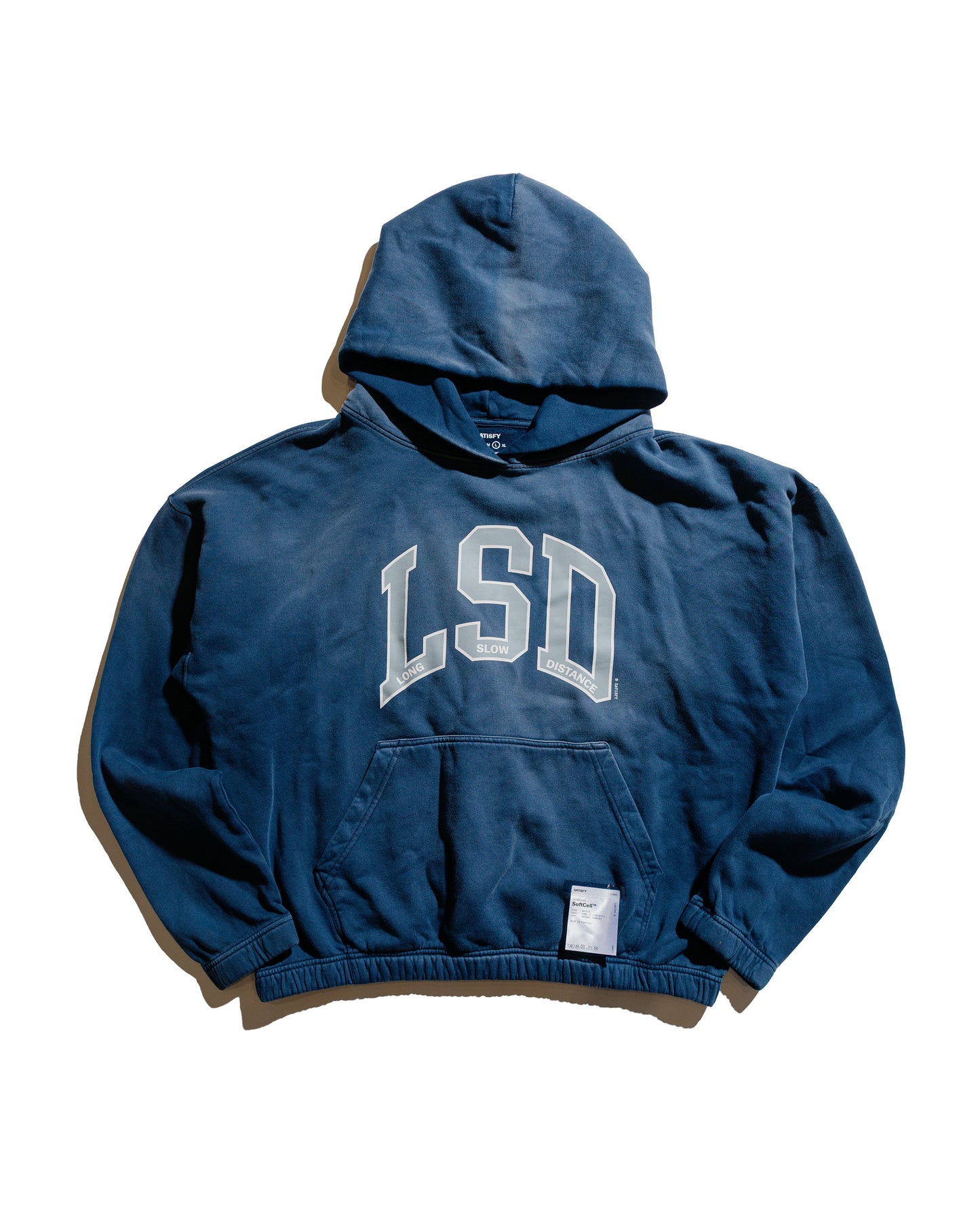 lost & found SATISFY SATISFY SoftCell Hoodie LSD Sun Bleached Indigo