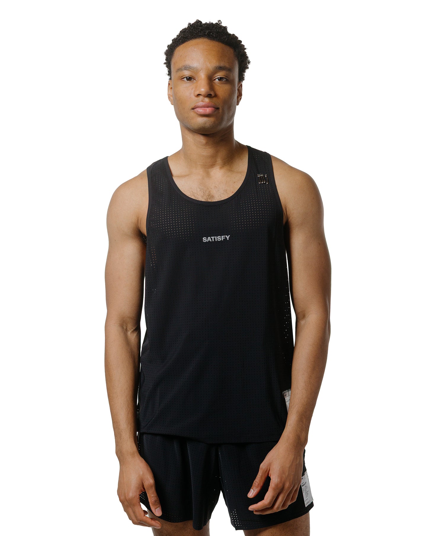 lost & found SATISFY SATISFY Space-O Singlet Black