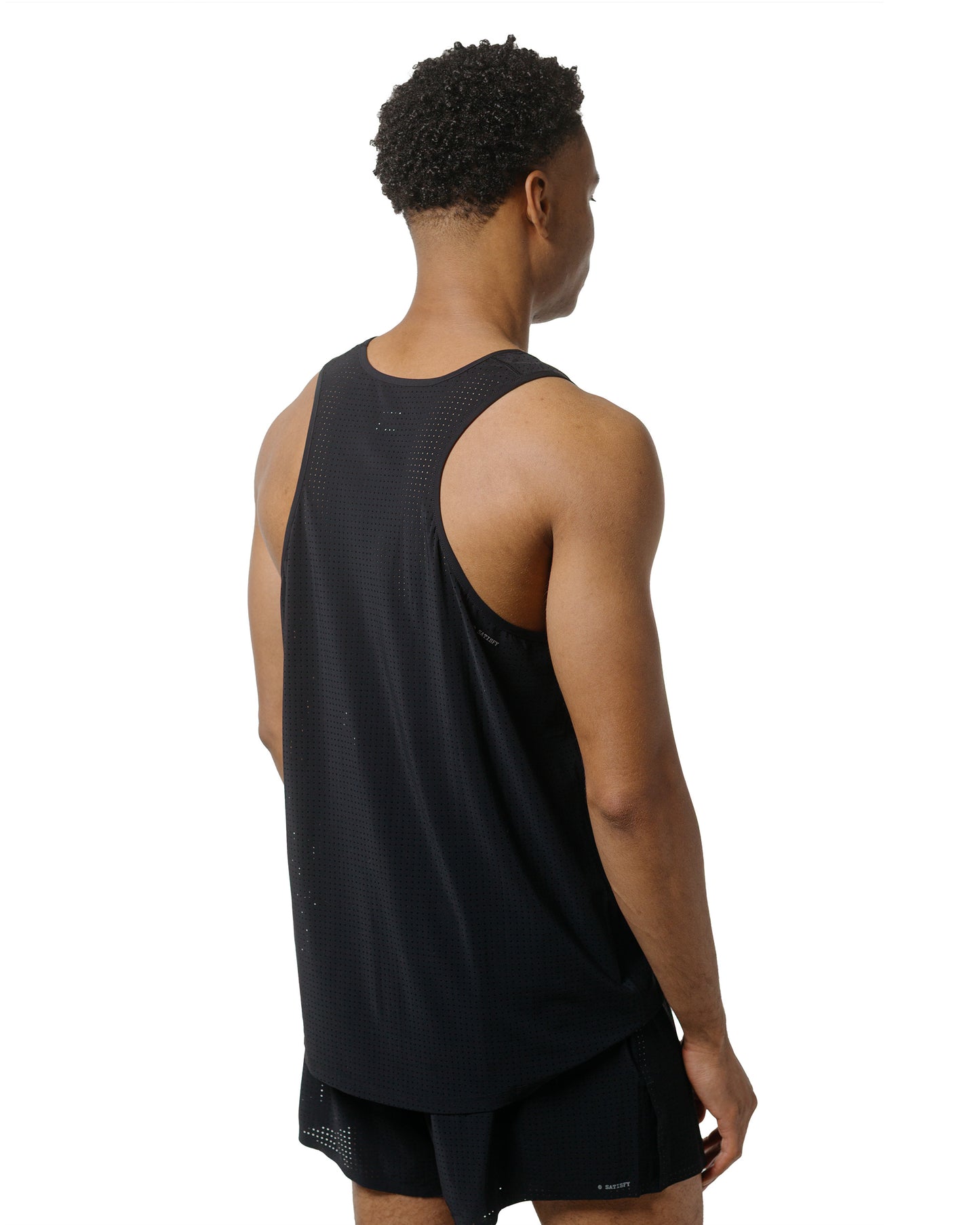 lost & found SATISFY SATISFY Space-O Singlet Black