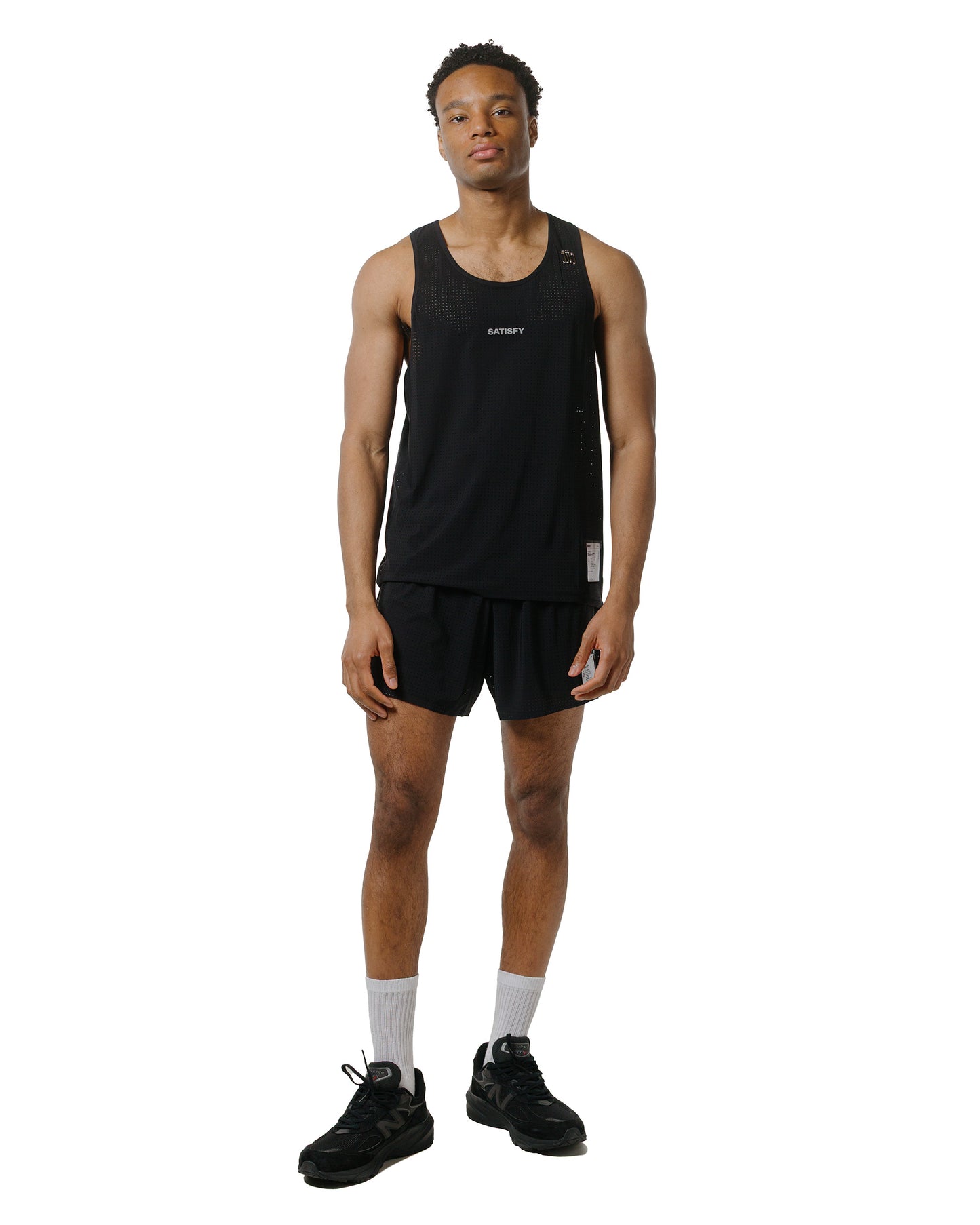 lost & found SATISFY SATISFY Space-O Singlet Black