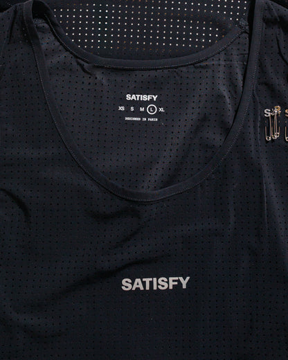 lost & found SATISFY SATISFY Space-O Singlet Black