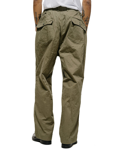 lost & found Sage de Cret Sage de Cret CO Chino Cloth Crinkle Baggy Baker Pants Olive