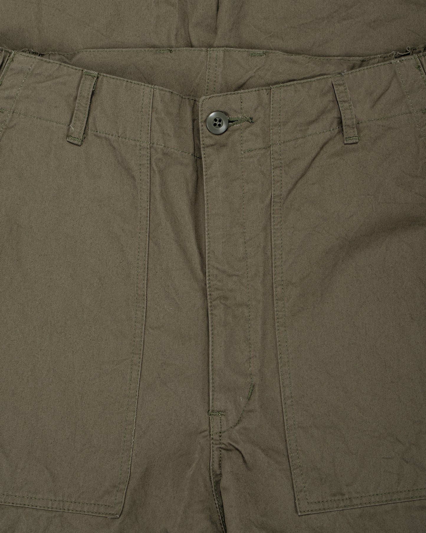 lost & found Sage de Cret Sage de Cret CO Chino Cloth Crinkle Baggy Baker Pants Olive