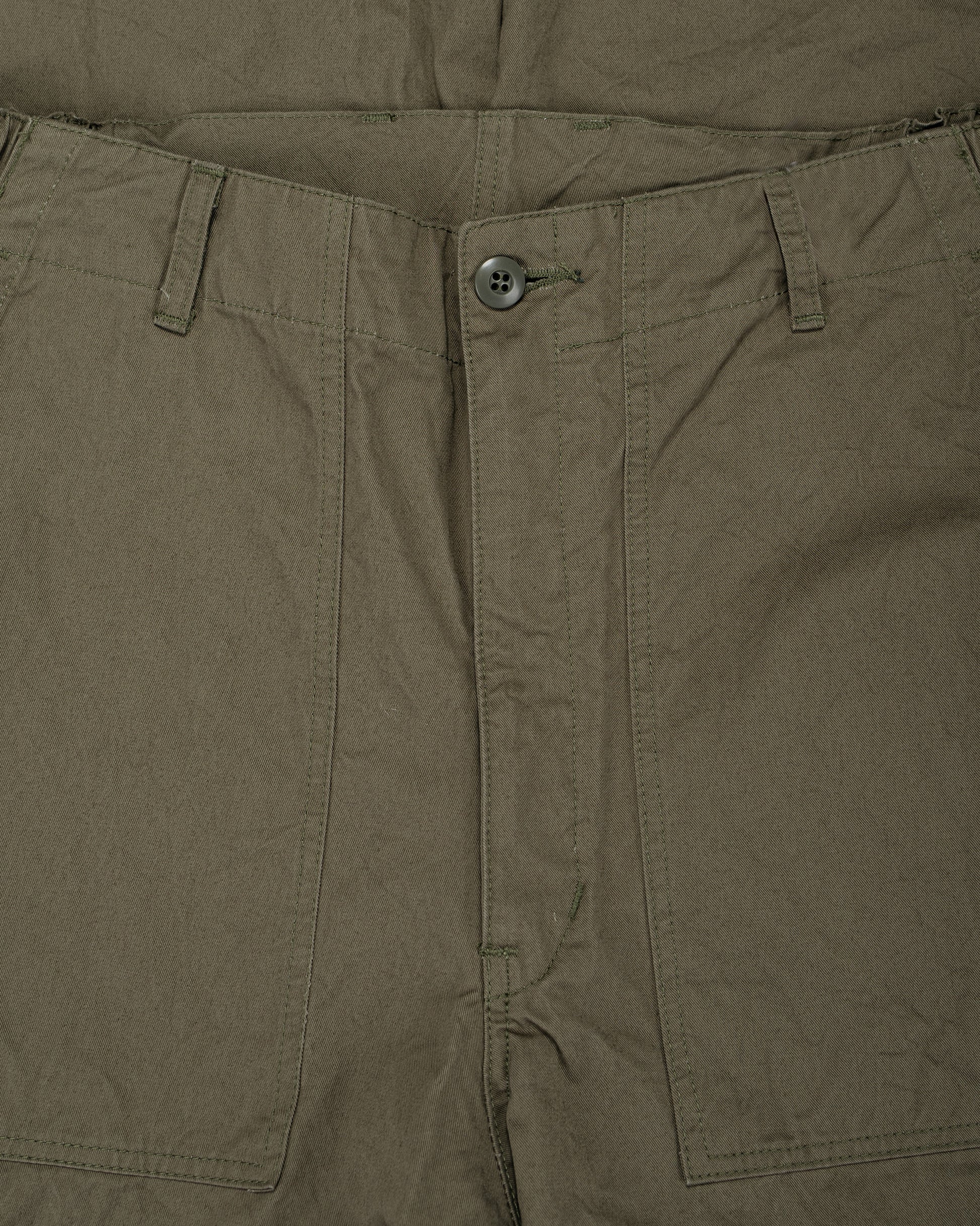 lost & found Sage de Cret Sage de Cret CO Chino Cloth Crinkle Baggy Baker Pants Olive
