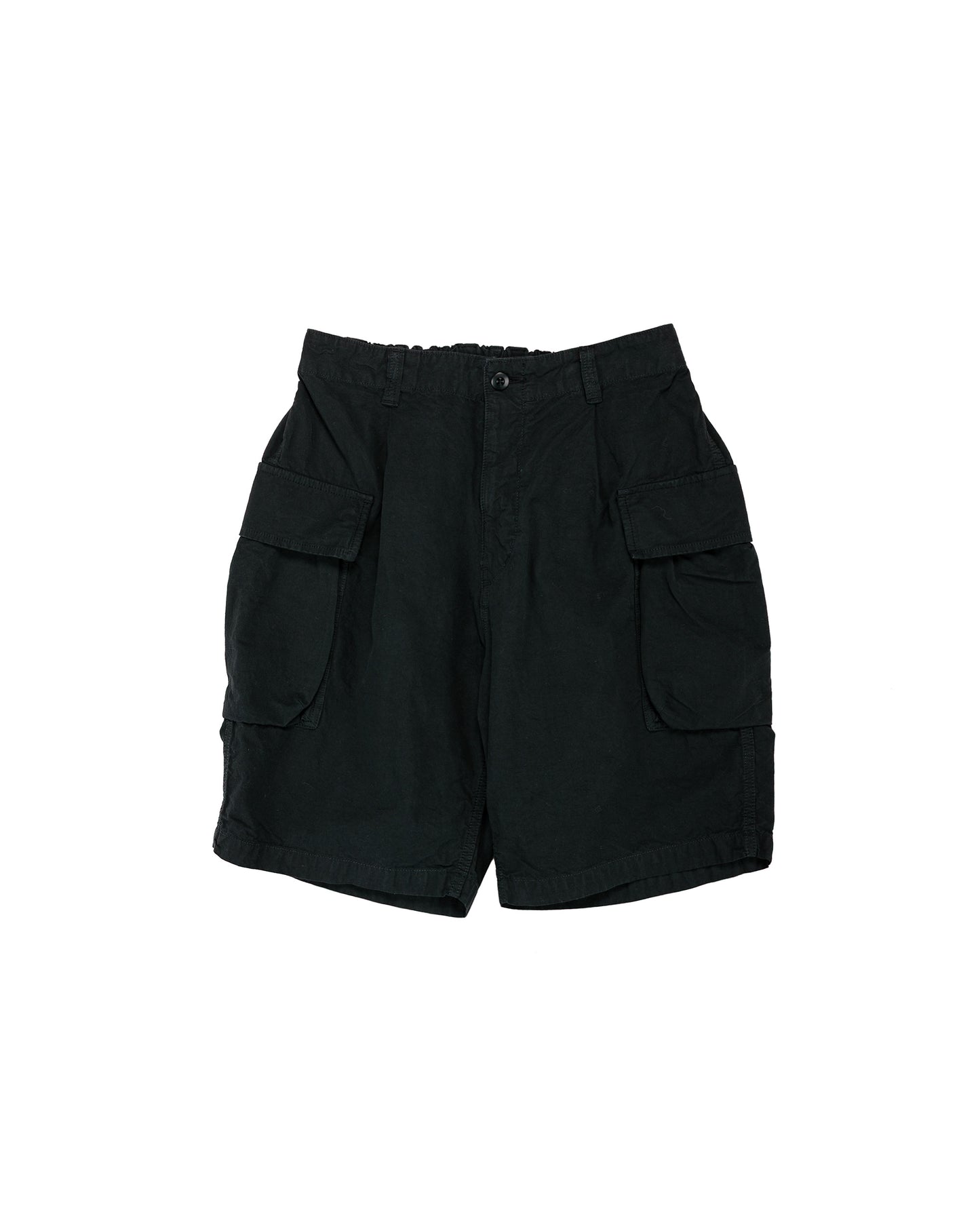 lost & found Sage de Cret Sage de Cret CO/HEMP High Density Single Pleated Peg Top Pants Black