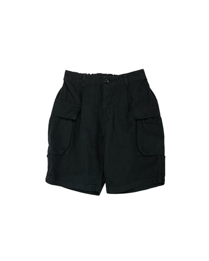 lost & found Sage de Cret Sage de Cret CO/HEMP High Density Single Pleated Peg Top Pants Black