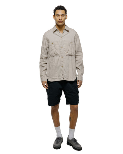 lost & found Sage de Cret Sage de Cret CO/HEMP High Density Single Pleated Peg Top Pants Black