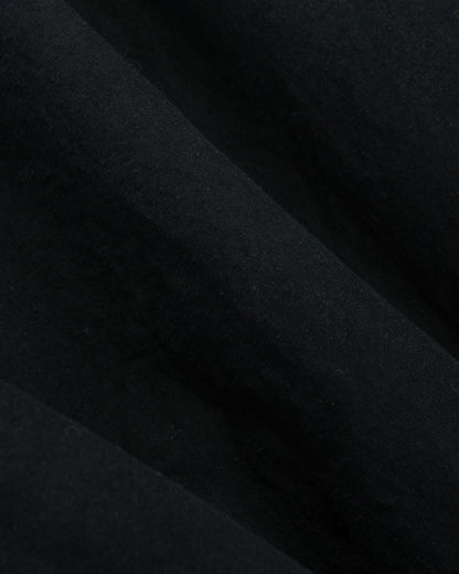 lost & found Sage de Cret Sage de Cret CO/HEMP High Density Single Pleated Peg Top Pants Black