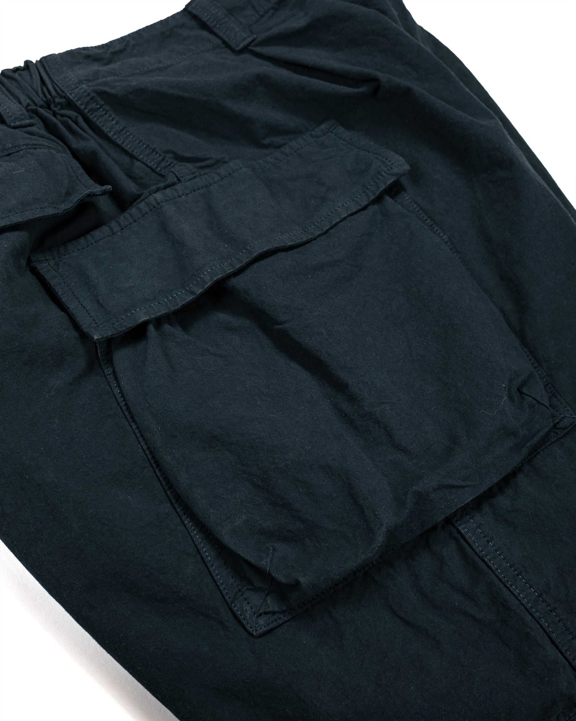 lost & found Sage de Cret Sage de Cret CO/HEMP High Density Single Pleated Peg Top Pants Navy