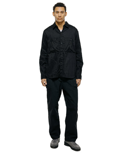 lost & found Sage de Cret Sage de Cret CO/HEMP High Density Wide Work Pants Black