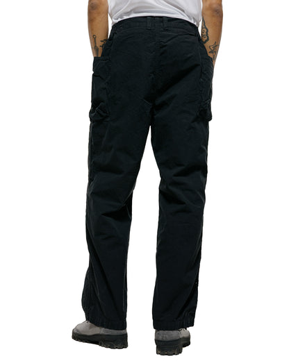 lost & found Sage de Cret Sage de Cret CO/HEMP High Density Wide Work Pants Black