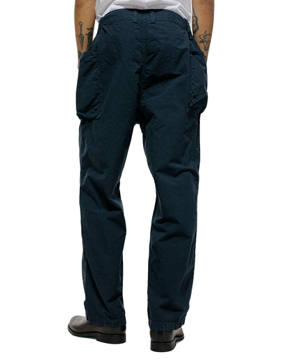 lost & found Sage de Cret Sage de Cret CO/HEMP High Density Wide Work Pants Navy