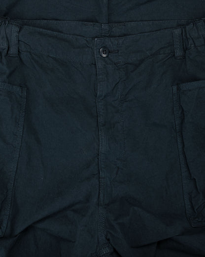 lost & found Sage de Cret Sage de Cret CO/HEMP High Density Wide Work Pants Navy