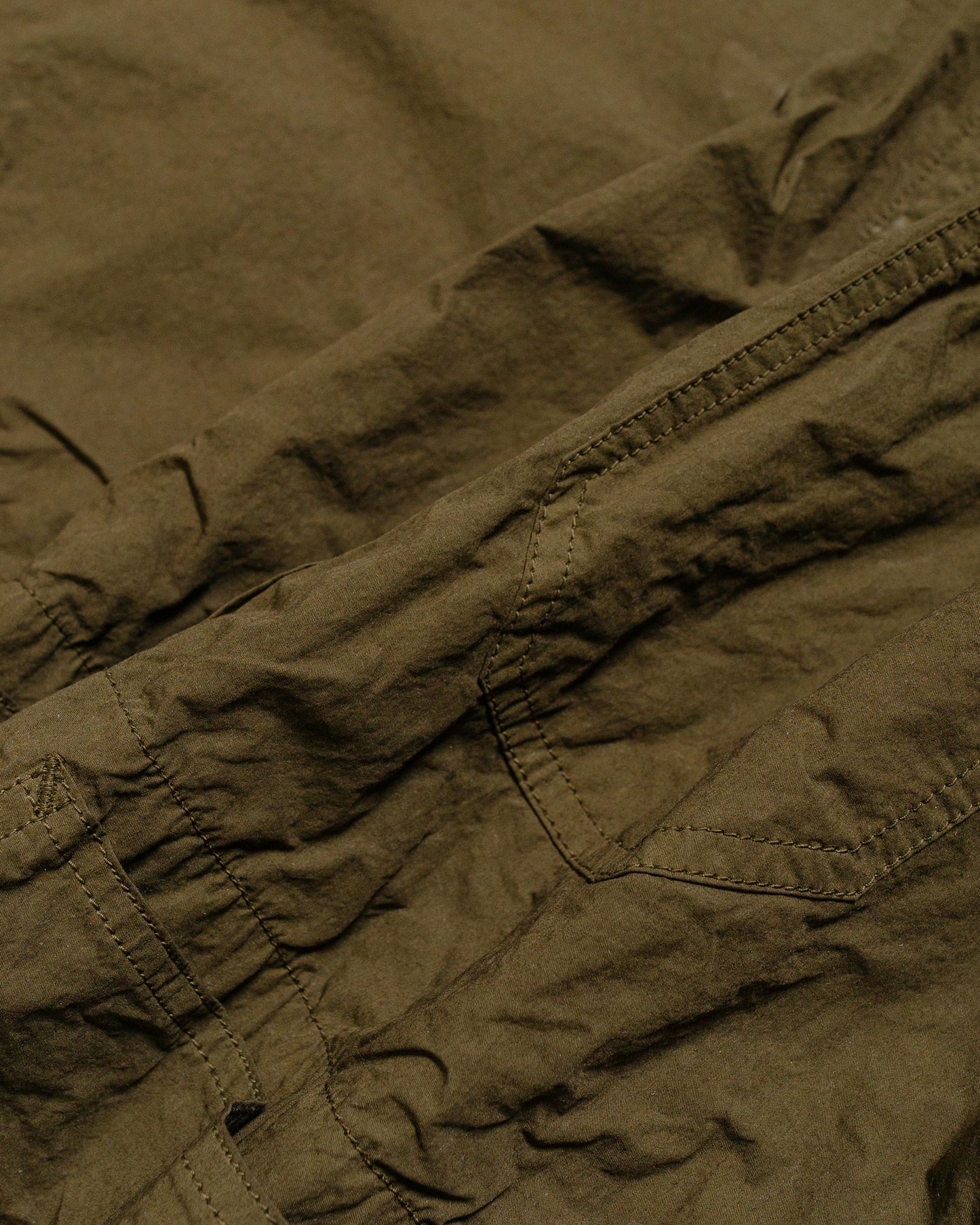 lost & found Sage de Cret Sage de Cret Cotton Twill Typewriter Shirt Jacket Army Green